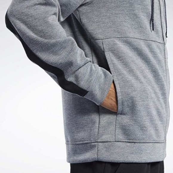 NEW Reebok Workout Ready Full Zip Hoodie - Picture 4 of 8